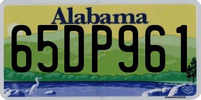 AL license plate 65DP961