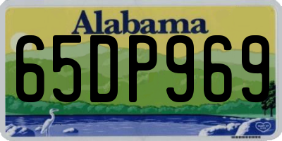 AL license plate 65DP969
