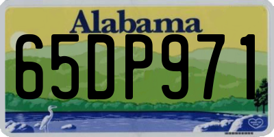 AL license plate 65DP971