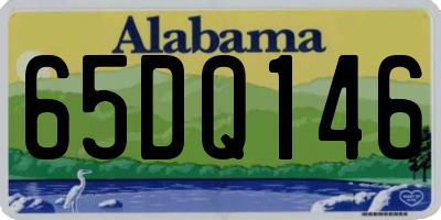 AL license plate 65DQ146