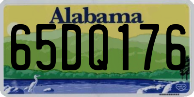 AL license plate 65DQ176