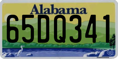 AL license plate 65DQ341