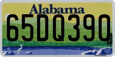 AL license plate 65DQ390