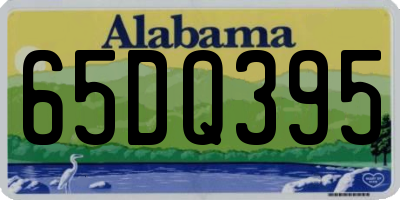 AL license plate 65DQ395