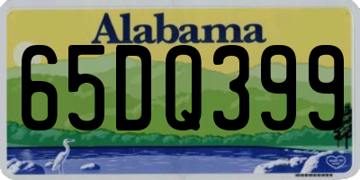 AL license plate 65DQ399