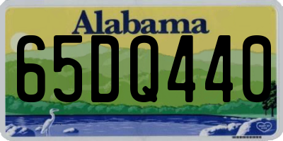 AL license plate 65DQ440
