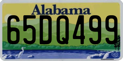 AL license plate 65DQ499