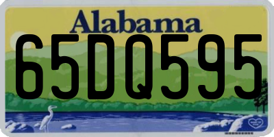AL license plate 65DQ595