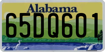 AL license plate 65DQ601