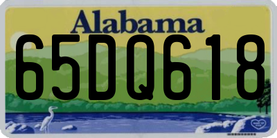 AL license plate 65DQ618