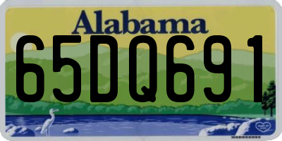 AL license plate 65DQ691