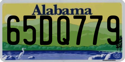 AL license plate 65DQ779