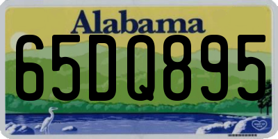 AL license plate 65DQ895