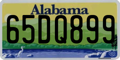 AL license plate 65DQ899