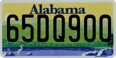AL license plate 65DQ900