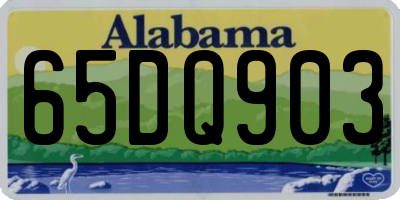 AL license plate 65DQ903