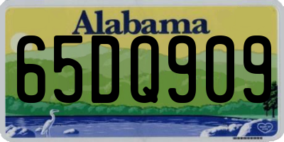 AL license plate 65DQ909