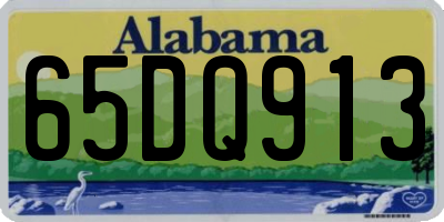 AL license plate 65DQ913