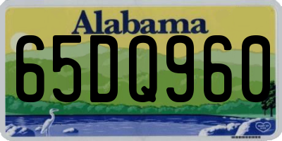AL license plate 65DQ960