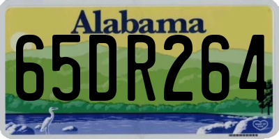 AL license plate 65DR264