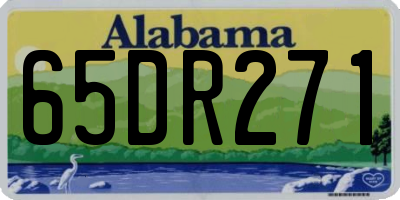 AL license plate 65DR271