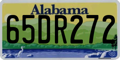AL license plate 65DR272