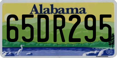 AL license plate 65DR295
