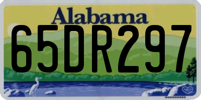 AL license plate 65DR297