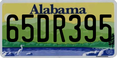 AL license plate 65DR395
