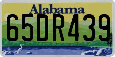 AL license plate 65DR439