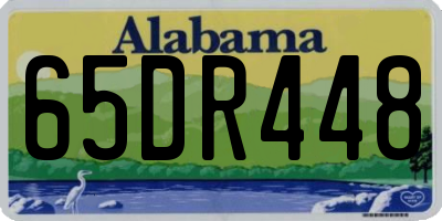 AL license plate 65DR448