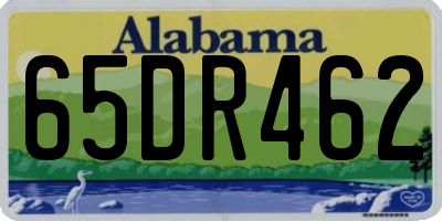 AL license plate 65DR462