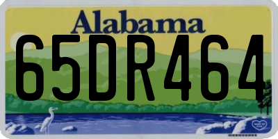 AL license plate 65DR464