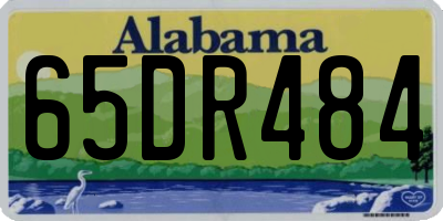 AL license plate 65DR484