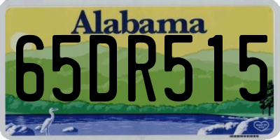 AL license plate 65DR515