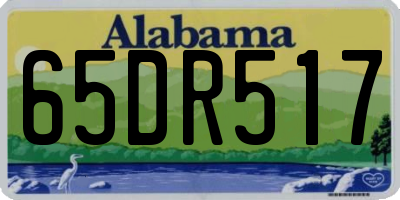 AL license plate 65DR517