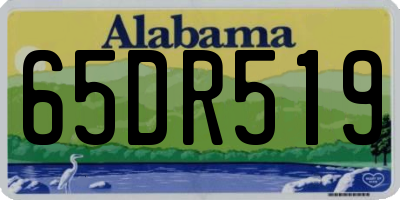 AL license plate 65DR519