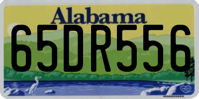 AL license plate 65DR556
