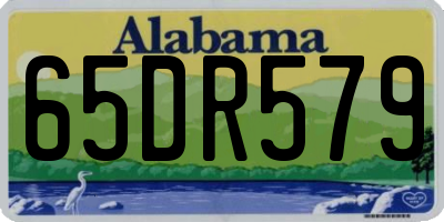 AL license plate 65DR579