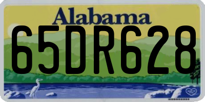 AL license plate 65DR628