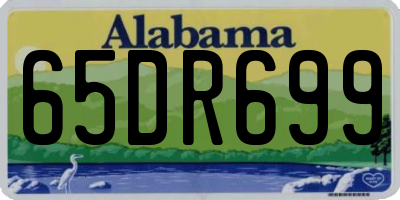 AL license plate 65DR699