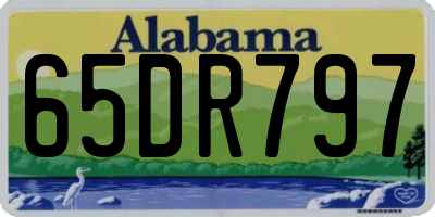 AL license plate 65DR797