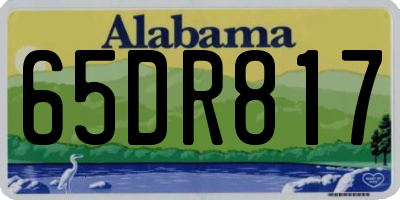 AL license plate 65DR817
