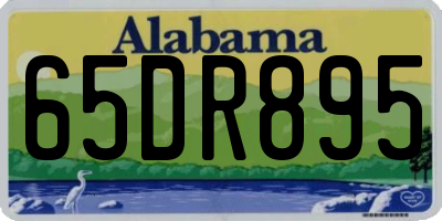 AL license plate 65DR895