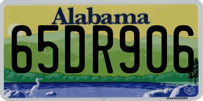 AL license plate 65DR906