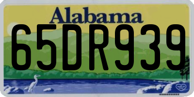 AL license plate 65DR939