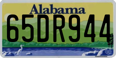 AL license plate 65DR944