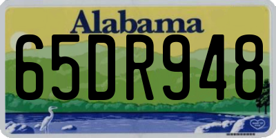 AL license plate 65DR948