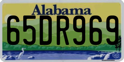 AL license plate 65DR969