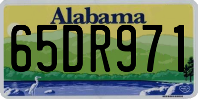 AL license plate 65DR971